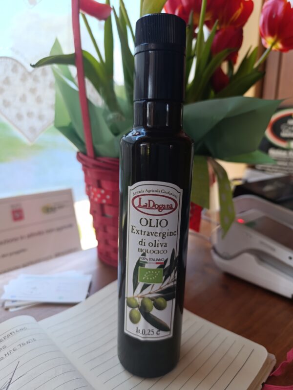 olio extravergine di oliva biologico certificato 0,25 LT